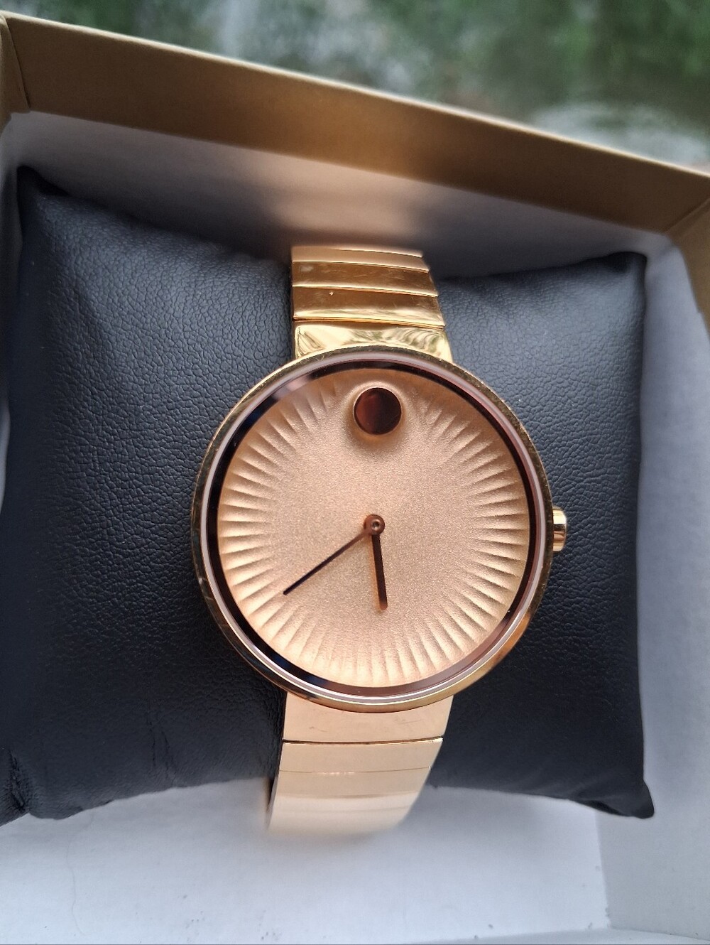 Movado Watch Rose Gold Edge $1495
